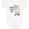 thumbnail image 3 of Inktastic Mama Loves Me- cute goat Boys or Girls Baby Bodysuit, 3 of 5
