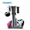 thumbnail image 3 of Universal PS5/PS5 Slim/PS5 Pro Multifunctional Cooling Stand - PSVR2 & DualSense Controller Charging Dock with Headphone Hanger, Vertical Console Holder for Disc/Digital Editions, 3 of 5