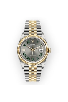 Pre-Owned Rolex Datejust 126233 36 mm Slate Dial Two-Tone Jubilee Bracelet Men’s Watch