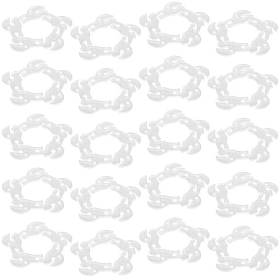 100 Pcs Balloon Arch Clip Ring Buckles Rings Clear Balloons Party Connectors Baby