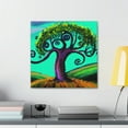thumbnail image 4 of Elm Beneath Starry Sky - Canvas, 4 of 10