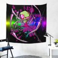 thumbnail image 2 of Invader Zim Tapestry Luxury Wall Hanging Tapestries Decor For Bedroom Living Room Dormitory Mural Blanket 59x59in, 2 of 8