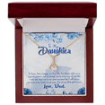 thumbnail image 5 of To My Daughter Always in Dad's Heart Alluring Ribbon Necklace Message Card, 5 of 20
