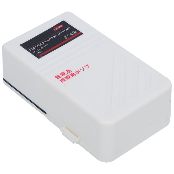 Bomba de oxígeno eléctrica portátil Mini bomba de oxígeno Bomba de aire silenciosa Bomba de aire para acuario Bomba de oxígeno eléctrica portátil con batería de emergencia ANGGREK Otros