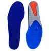 Spenco Gel Comfort Shoe Insole with Cushioning and Support, Men's 12-13.5 Blue