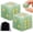 Green:2pcs, variant on 2 Pcs Pink Crystal Mahjong Dice Set, 16mm Natural Stone D6 Craps Dice for Tabletop Board Games Casino Party Decor
