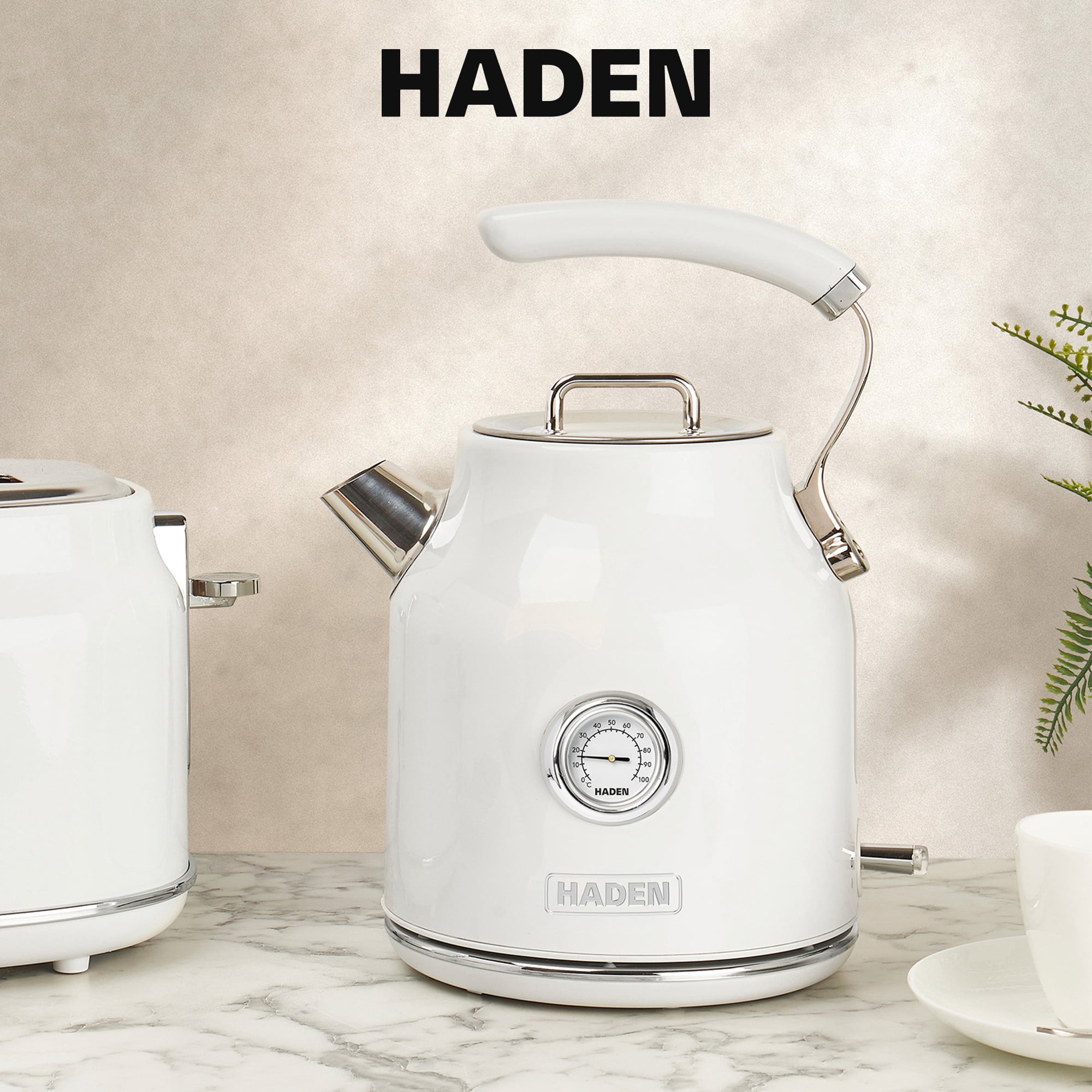 Haden Dorset Stainless Steel Electric Kettle - 1.7L (7 Cup) Tea Kettle