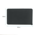 thumbnail image 3 of Dog Cat Pet Food Mat Dog Feeding Mat for Food and Water Silicone Dog Dish Mats for Floors Waterproof Slip Dog Bowl Mat with Raised Edges to Prevent Food and Water Messes on Floor Black, 3 of 9