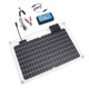 thumbnail image 1 of Controlador De Carga 100A, Puertos USB Duales Kit De Cargador De Panel Solar Compatible Con 12V 24V Alta Eficiencia Con Abrazadera Para Invernadero De Cerca De Garaje, 1 of 7