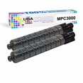 thumbnail image 2 of MADE IN USA TONER Compatible Replacement for Ricoh Aficio MPC3000, MPC2000, MPC2500, Savin C2020 C2525 C3030 (Black, 2 pk), 2 of 4