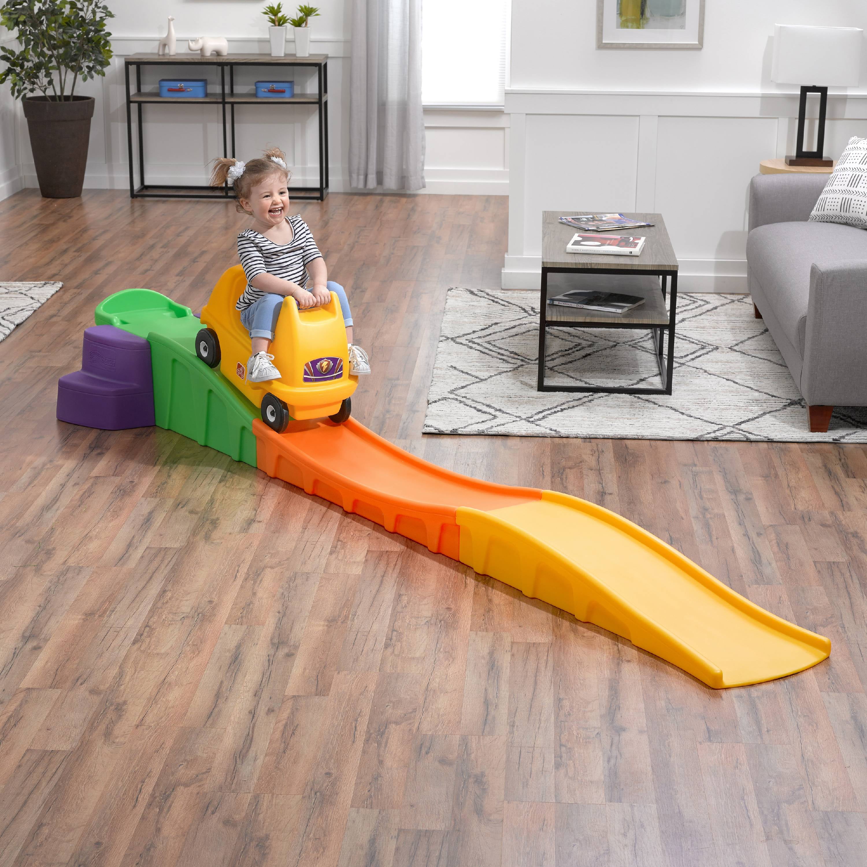 plastic roller coaster for toddlers