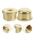thumbnail image 1 of FOMIYES 2Ud Adaptadores De Latón Dorado Para Finial De Con Acabado Estético Y Fácil Montaje, 1 of 6