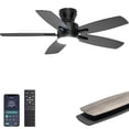 thumbnail image 1 of Ventilador de techo Ohniyou de 42" de perfil bajo con luz, control remoto y app, 1 of 8