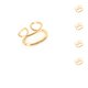 thumbnail image 2 of Anillos de mujer Minnieouse boda fiesta de compromiso Oro 10Conjunto, 2 of 6