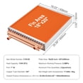 thumbnail image 6 of KFFKFF Air to Water Heat Exchanger, 18"x 20", featuring 3-Row 3/8" Copper Connectors and 242 Aluminum Fins, ideal for Home Heating, Cooling Systems, and Outdoor Wood Furnace Integration, 6 of 9