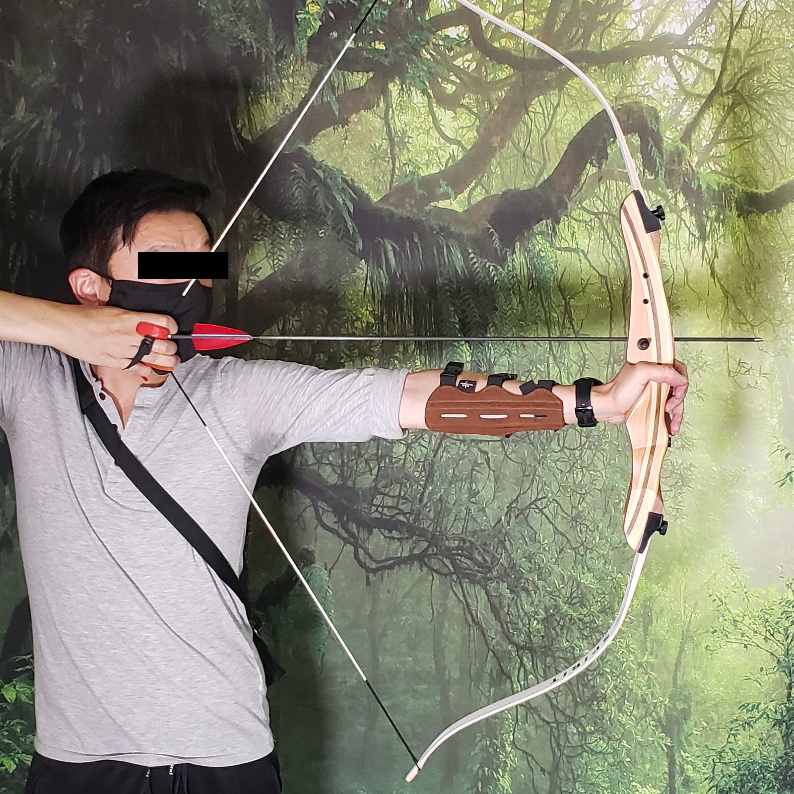Southland Archery Supply Spirit Jr 54" Beginner Youth Bow Package with Bag - Left Hand 20 LBS.