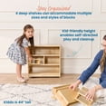 thumbnail image 4 of ECR4Kids Mobile Building Block Storage Cabinet, Small, Classroom Furniture, Natural, 4 of 9