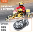 thumbnail image 2 of 2000 RPM Drive Clutch Durable Clutch with 2-8 HP Engine & Rubber Belt, 2 of 9