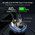 thumbnail image 5 of RHEA- Bluetooth Fm Transmitter Car Adapter 5.0 Pd20W + Qc3.0 Charger With Hands-Free, 5 of 6