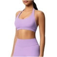 thumbnail image 2 of Ruimatai Women's Seamless Halter Sports Bra High Support Breathable Workout Top For Yoga And Fitness, 2 of 9