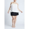 thumbnail image 3 of ELOQUII Women's Plus Size Flounced Neckline Cami, 3 of 3