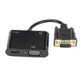 thumbnail image 2 of Convertidor de potencia Bling Bling VGA a HDMI Adaptador con audio alto rendimiento, 2 of 12