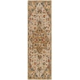 thumbnail image 3 of Mark&Day Wool Rugs, 2x8 Kraloo Traditional Clay Runner Area Rug, Blue Brown Cream Carpet for Hallway, Kitchen, Bedroom or Living Room (2'6" x 8' Runner), 3 of 5