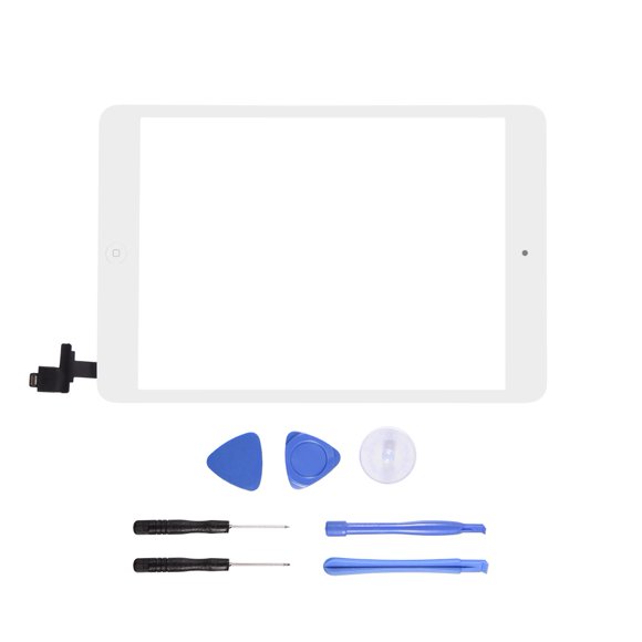 ZOUSSIQI Ipad Mini1/2 Screen Glass Digitizer Replacement Fix Cracked with IC Connector Full Assembly EL225#77643