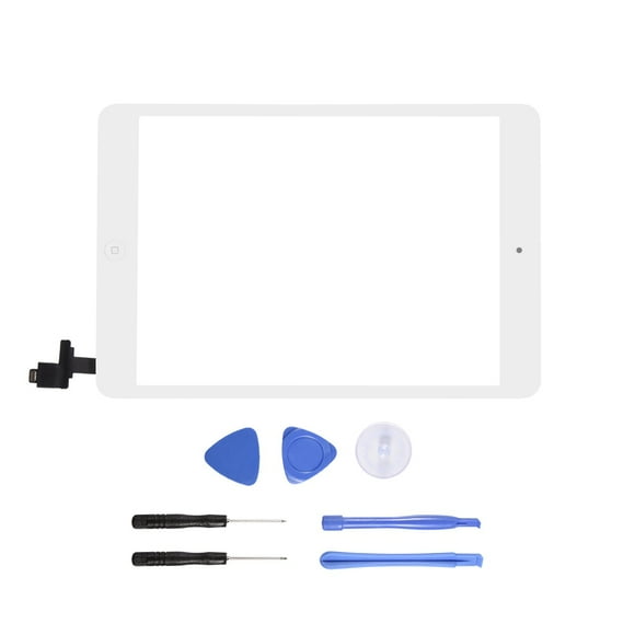 ZOUSSIQI Ipad Mini1/2 Screen Glass Digitizer Replacement Fix Cracked with IC Connector Full Assembly EL225#77643
