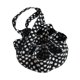 thumbnail image 2 of Soporte de cestería de recolección de huevos con organizador de mango con 7 bolsas de lienzo para la casa de pollos de cocina de Garden Farmhous Negro, 2 of 10