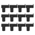 thumbnail image 3 of Black Plastic Telescopic Clothes Drying Rack Connectors for Clothes Drying Racks Stabilize Drying Rack Structure 12Pcs, 3 of 4