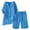 Sky Blue, variant on Qiopertar Linen V-Neck Button Down Shirt and Shorts Set for Women Casual Loose Outfit Spring Summer Beach Vacation Comfy Two Piece Set, Green 4XL