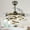 Bronze, variant on 42Inch Modern Reversible Ceiling Fan with Dimmable LED Light, 6-Speed DIY Shape Retractable Ceiling Fan with Remote