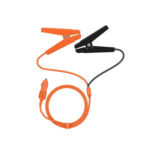 Cable de Carga Jackery con Pinzas Cocodrilo para Batería de Auto 12V