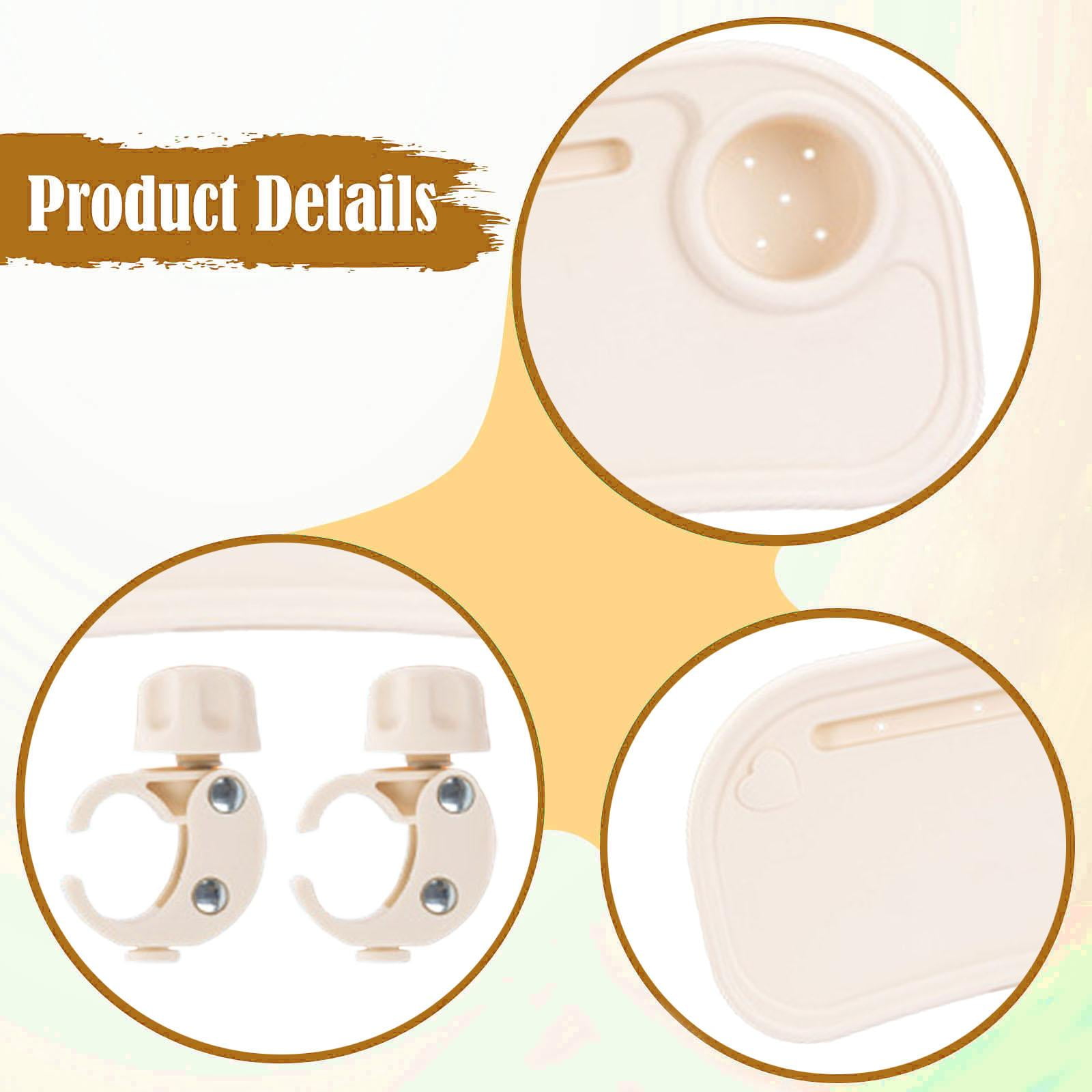 Stroller Snack Tray Stroller Handrest Dish Stroller Accessories Cup Holder Phone Holder Design for Infants and Toddlers