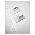 thumbnail image 5 of 24" Towel Bar White Glazed Ceramic Tub Shower Bath Accessories Wall Bath (THINSET OR Adhesive Mount, NO Need for Hardware, IT is NOT SELF-Adhesive), 5 of 9