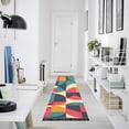 thumbnail image 4 of Yayeee Runner Rug for Bedroom 2'x6' Machine Washable Hallway Non Slip Mat, Retro Geometric, 4 of 8