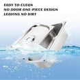 thumbnail image 4 of 2 Pack Steam Table Pan with Lids, 1/3 Size 4 Inch Deep, 4 of 5