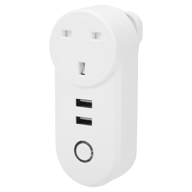 Wi Fi Smart Plug,WiFi Smart Plug Power Buttons Indicators Wireless Smart Plug Enhanced Durability