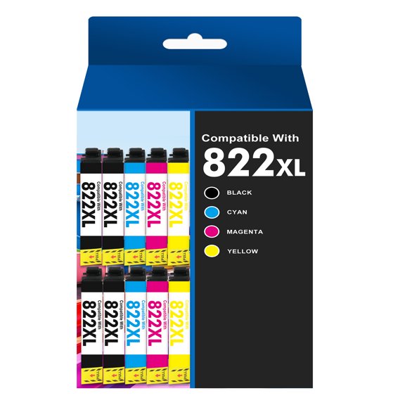 EPSON 822 DURABrite Ultra Ink High Capacity Black & Color Cartridge ...