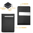 thumbnail image 4 of Men’s Bifold Synthetic Leather ID Wallet with Money Clip - Black, 4 of 7