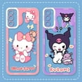 thumbnail image 2 of Cute Hello Kitty Kuromi Melody Phone Case For OPPO RENO 8 8Z 8T 7 7Z 6 6Z 5 5F 4 2F A7X A5 AX5 A5S A3S PRO LITE 2020 4G 5G Cover, 2 of 7