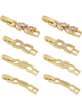 Wholesale Beebeecraft 6Pcs 3 Colors Bracelet Extender Clasp Gold Plated  Crystal Rhinestone Foldover Extension Clasps for Bracelet Necklace and  Jewelry Making 