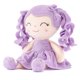 thumbnail image 1 of Gloveleya Muñeca Primera Muñeca Bebé Muñeca De Felpa Muñecas Bebé Muñeca Suave Regalos De Niña Pelo Rizado Vestido Púrpura 12 Pulgadas, 1 of 5