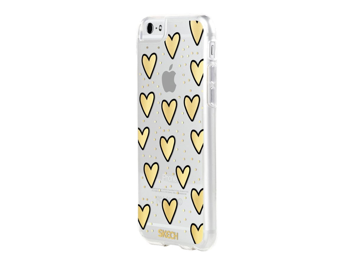 Skech Fashion - Back cover for cell phone - polycarbonate - silver ...