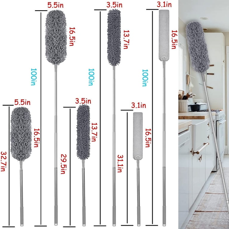 Happylost Microfiber Duster 7-Piece Kit with 100" Pole photo 8