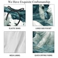 thumbnail image 4 of luoweisi Men's Beach Shorts Quick Dry Swim Trunks with Mesh Lining Polar Bear 2XL, 4 of 5