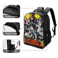 thumbnail image 4 of My Hero Academia Boku Unisex Backpack Schoolbag Bookbag 2 Compartment Daypack Satchel Rucksack Travel Laptop Bag, 4 of 6