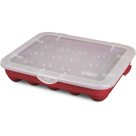 Sterilite Ornament Case, Infra Red (Available in Case of 6 or Single Unit)