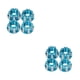 thumbnail image 1 of Tholdsy Tuercas de brida RC de 4 piezas, pieza de actualización de Metal profesional, Kit de ajuste modificado dentado duradero, reemplazo Azul claro 2piezas, 1 of 6